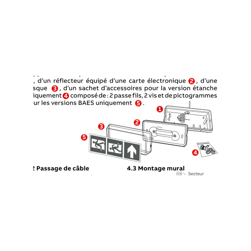 Porte-étiquette avec 3 étiquettes - 663 325