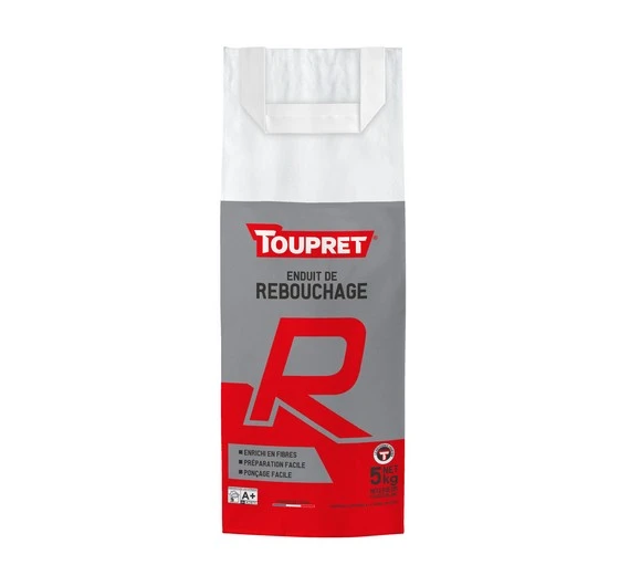 ENDUIT DE REBOUCHAGE FIBRÉ TOUPRET R POUDRE