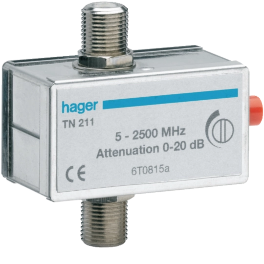Atténuateur TV coaxial réglable TN211
